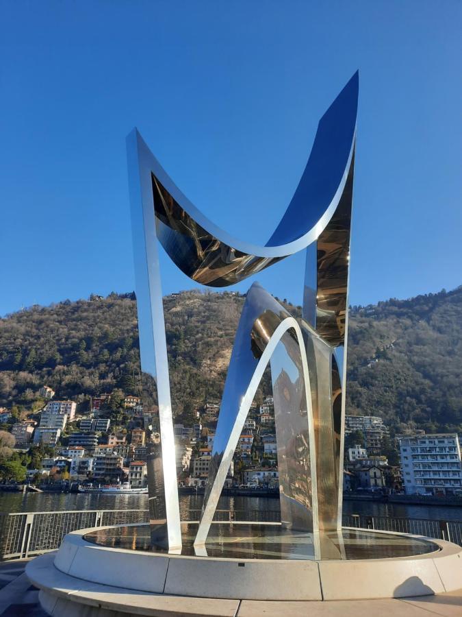 La Perla Sul Lago Di Como Con Parcheggio Exterior photo
